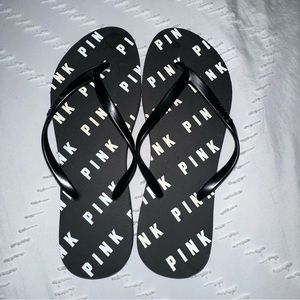 PINK Flip flops, Size 7-8, In good condition, Never worn.